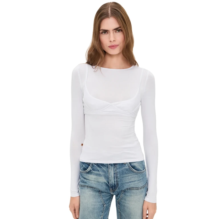 Miaou Cara Top White XS