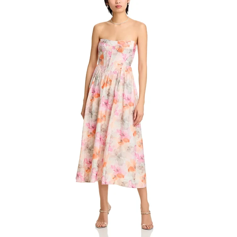 Bardot Lola Corset Midi Dress