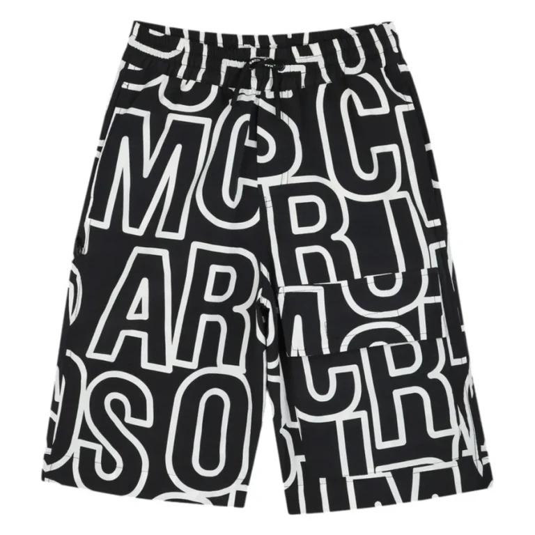 Little Marc Jacobs Monogram Logo Bermuda Shorts