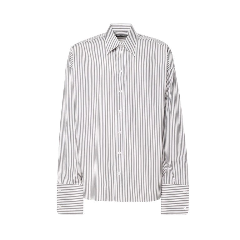 Dolce & Gabbana Shirts Rigato Silk - Men