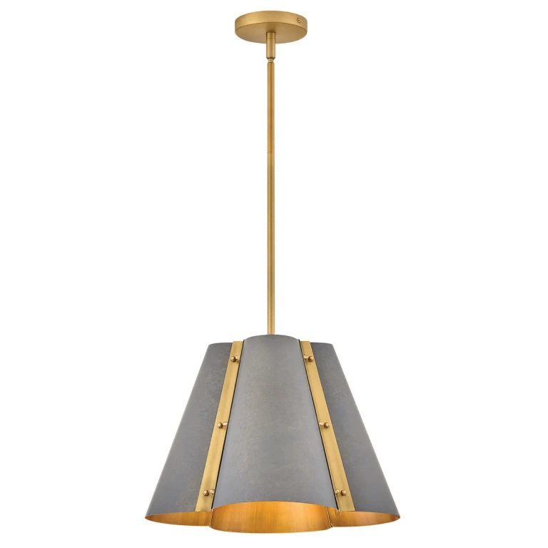 Slate Bronze LED Pendant from the Bowman Collection