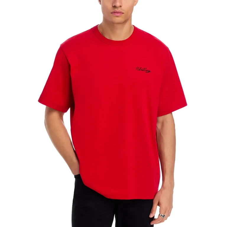 Helmut Lang Relaxed Fit Graphic Logo Tee