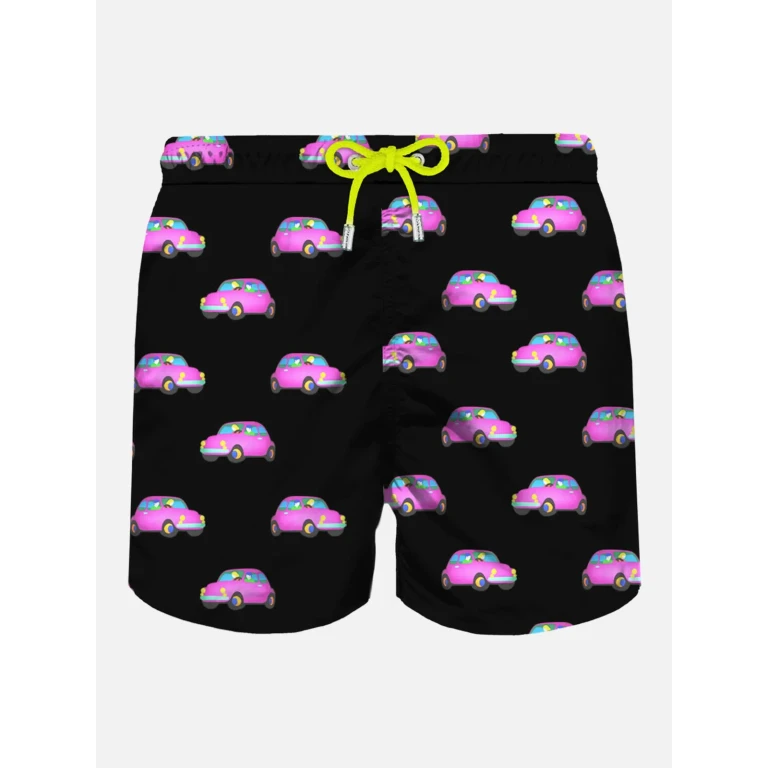 MC2 Saint Barth Lighting Cars Print Swim Shorts Special Edition