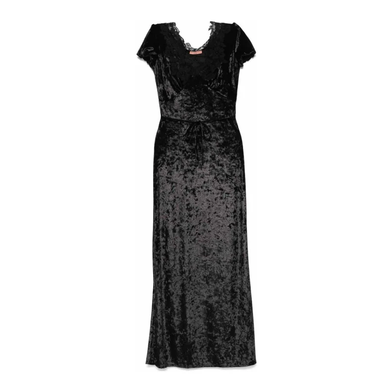 Ermanno Scervino Robe Au Genou - Noir