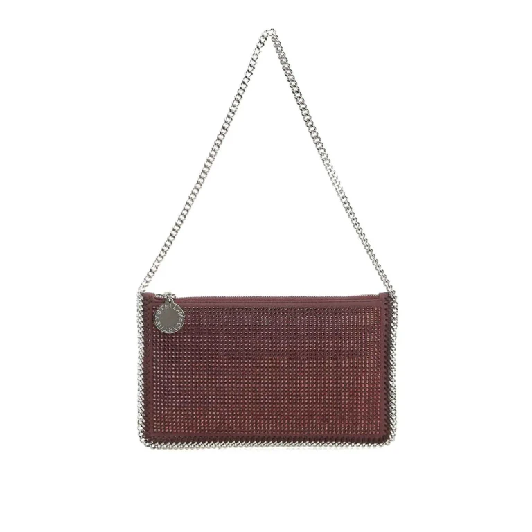Stella McCartney Falabella Clutch With Hotfix Crystals