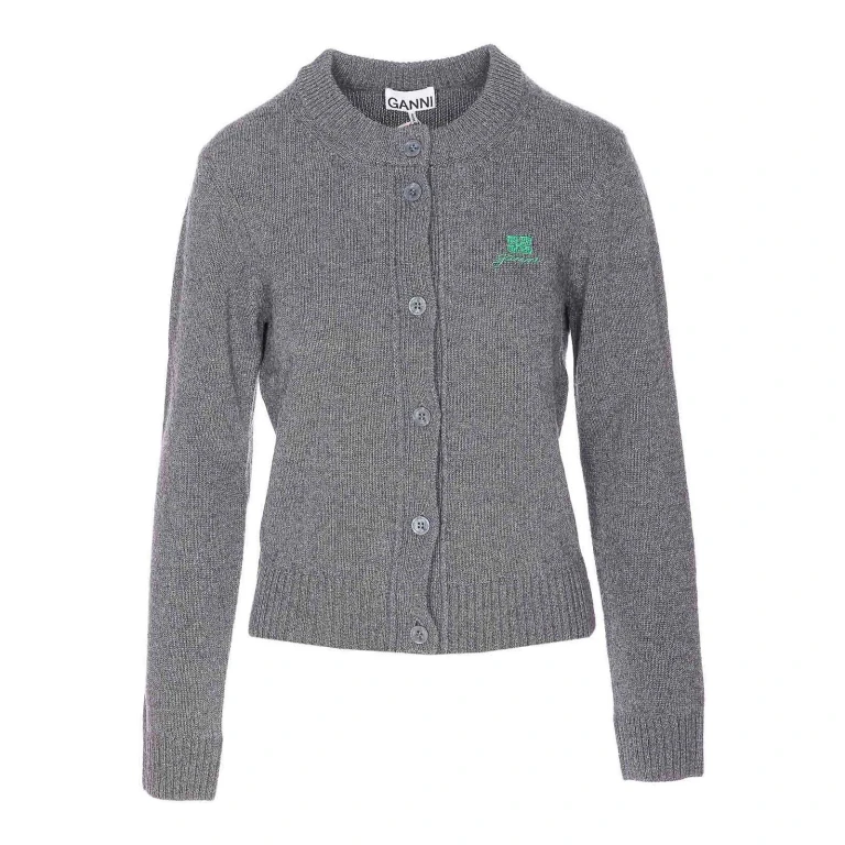 Ganni Cardigan - Gris