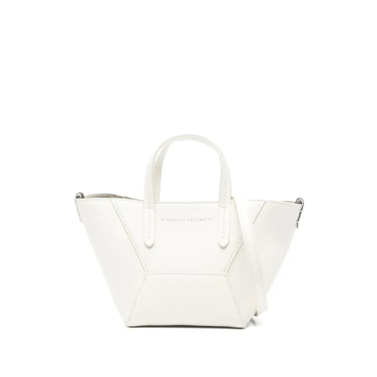 Brunello Cucinelli Top-handle Leather Tote Bag