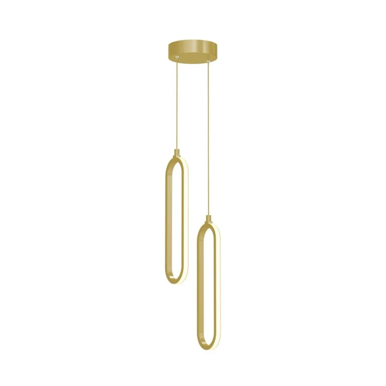 Gold LED Pendant from the Sienna Collection