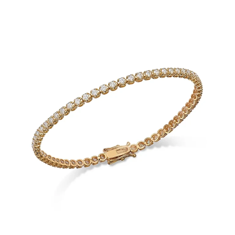 Certified Diamond Tennis Bracelet in 14K Yellow Gold, 2.0 tcw