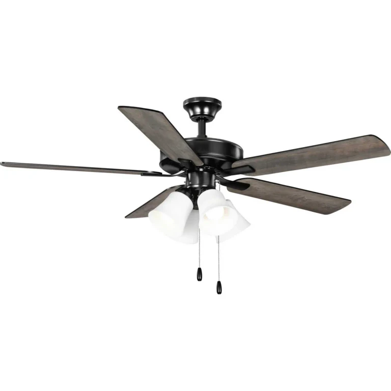 Matte Black 52" Ceiling Fan from the AirPro Collection