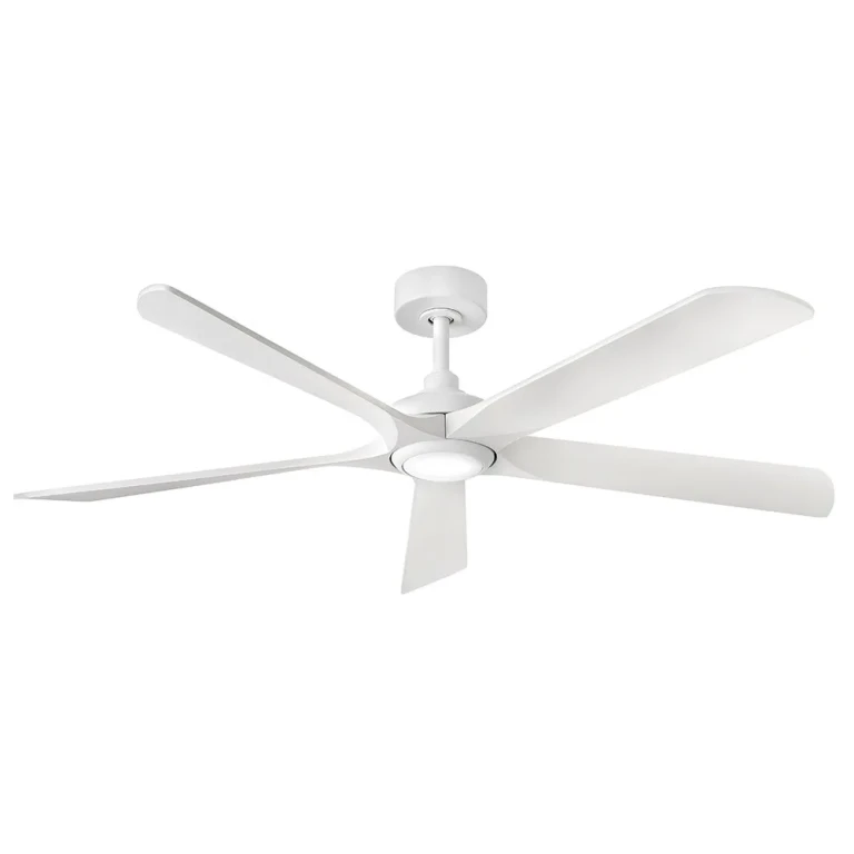Matte White 58" Smart Fan from the Layton Collection