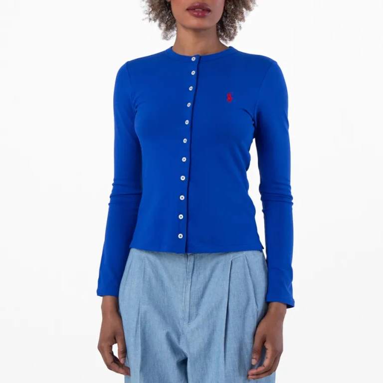 Polo Ralph Lauren Cotton Mesh Pony Cardigan