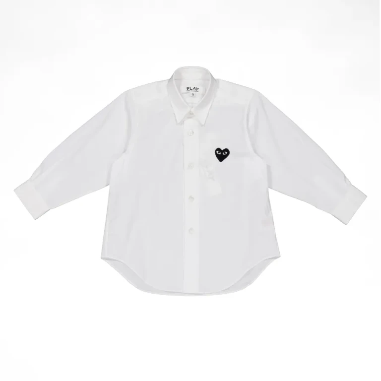 Comme Des GarÃ§ons Play Boys Embroidered-Heart Shirt