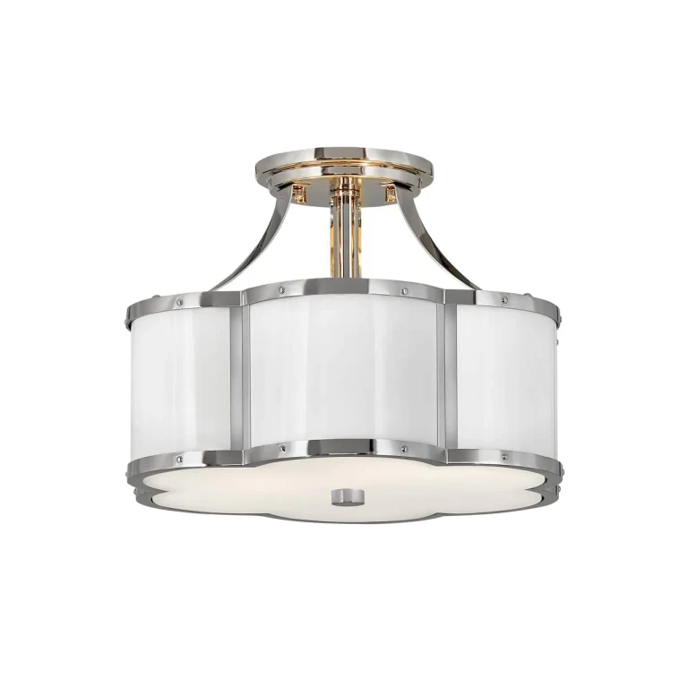 Polished Nickel LED Foyer Pendant from the Chance Collection