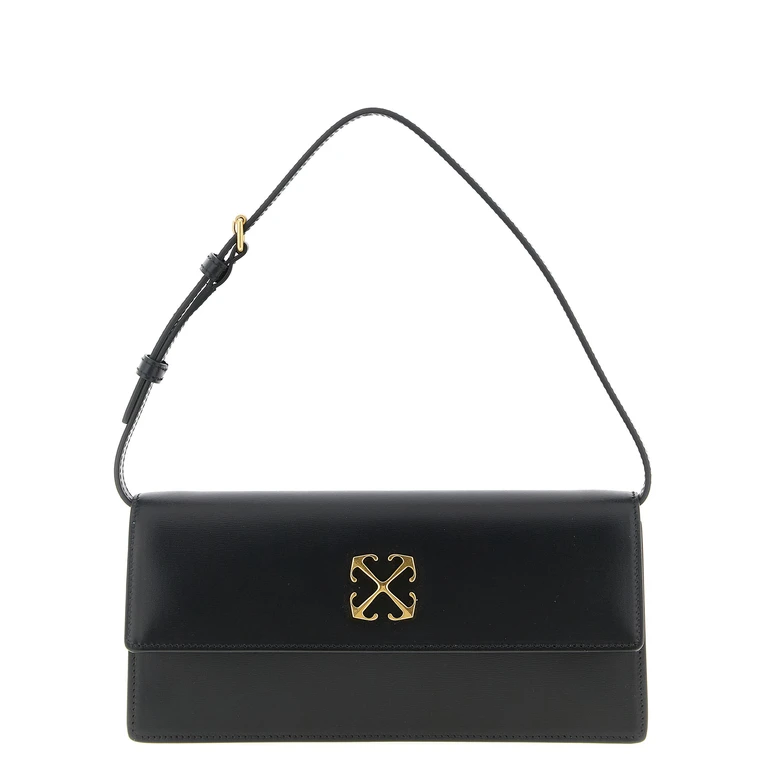 Off-White Jitney 1.0 Shoulder Bag Black Polyester Polyurethane - Women