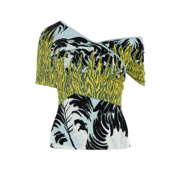 Bottega Veneta Embroidered Jacquard Top