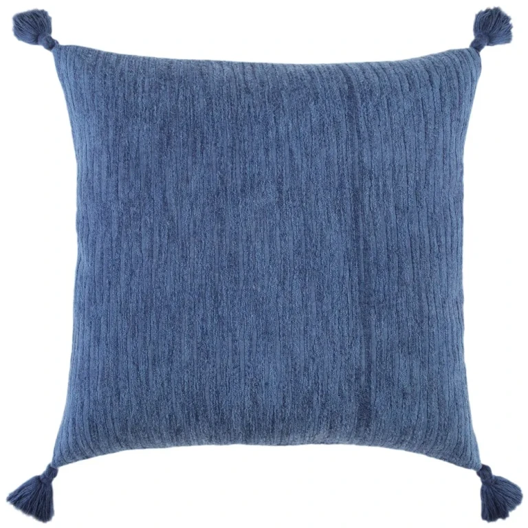 Cleo Dark Blue Accent Pillow