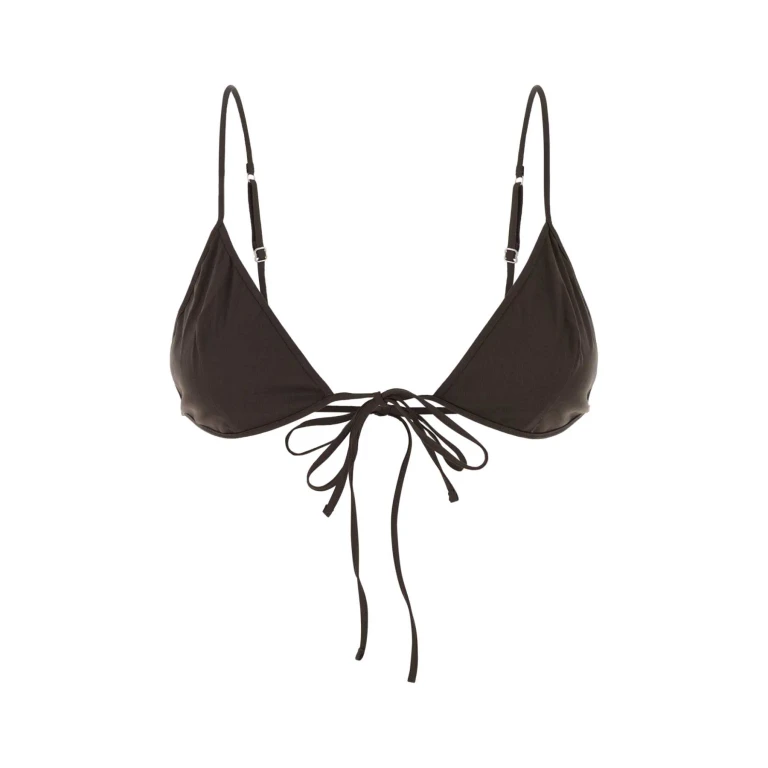 Prada Brown Stretch Poplin Bra