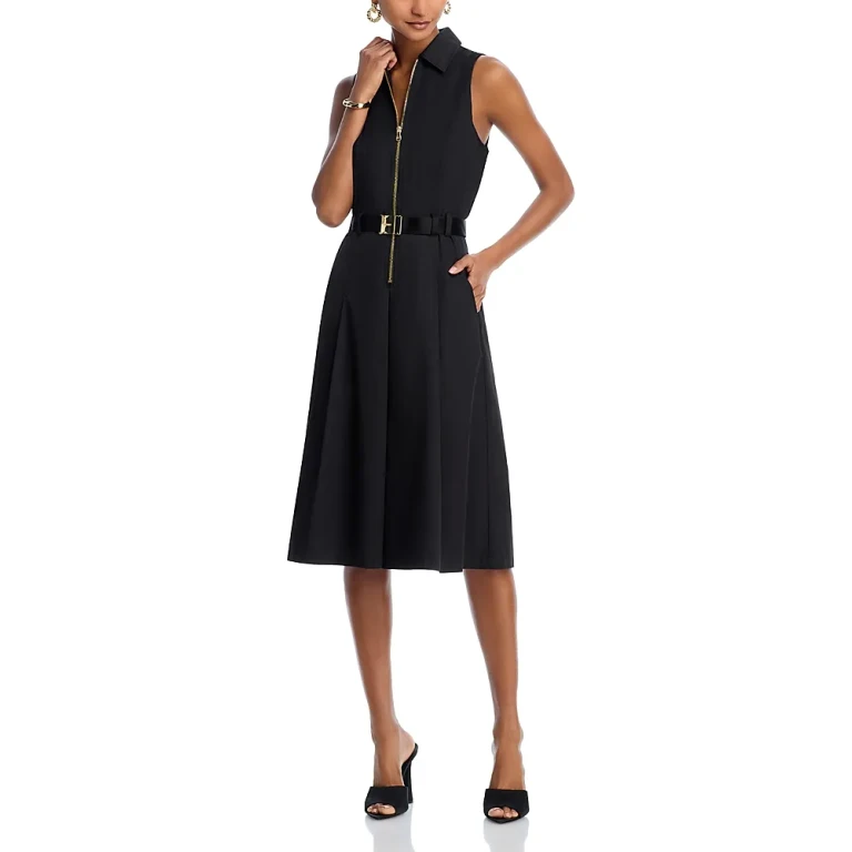 L'agence Kylo Belted Shirtdress