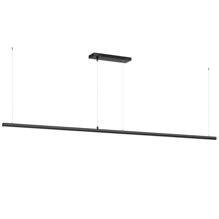 Black LED Linear Pendant from the Continuum Collection