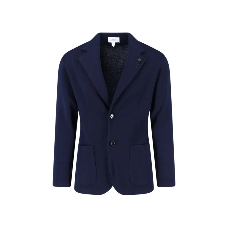 Blazer Lardini de abotoamento simples para homem 50