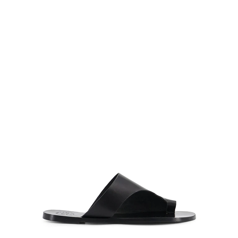 ATP ATELIER Sandals Black Pelle - Women