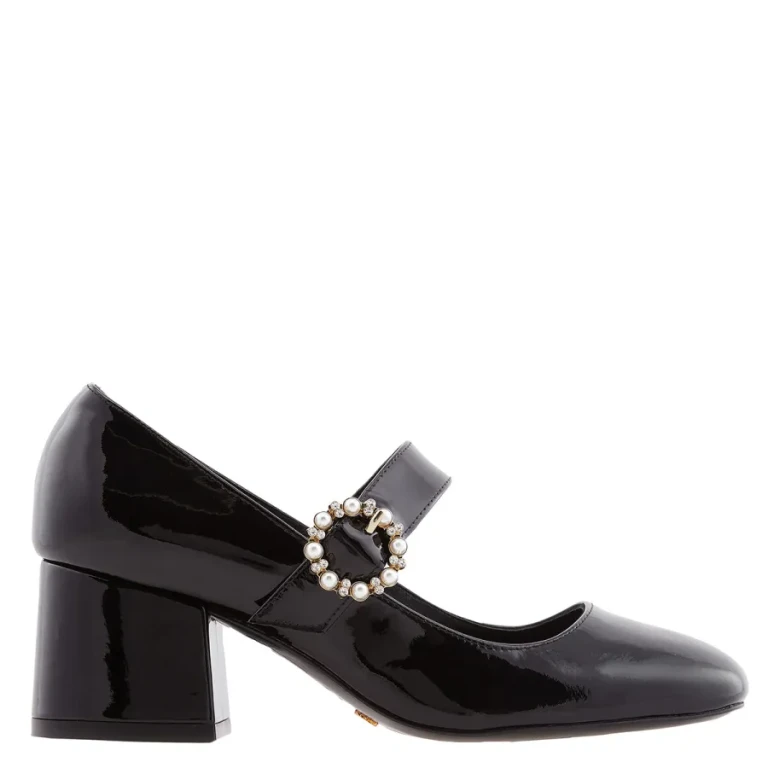 Stuart Weitzman Sloane Patent Mary Jane Pumps, Brand Size 35 ( US Size 4.5 )