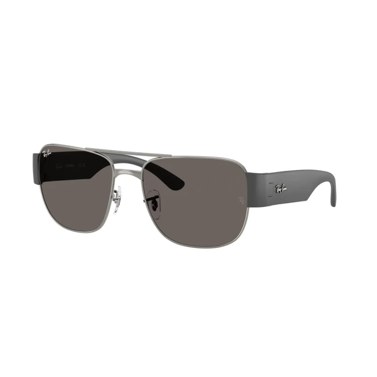 Ray Ban Dark Grey Square Unisex Sunglasses RB3756 004/B1 59