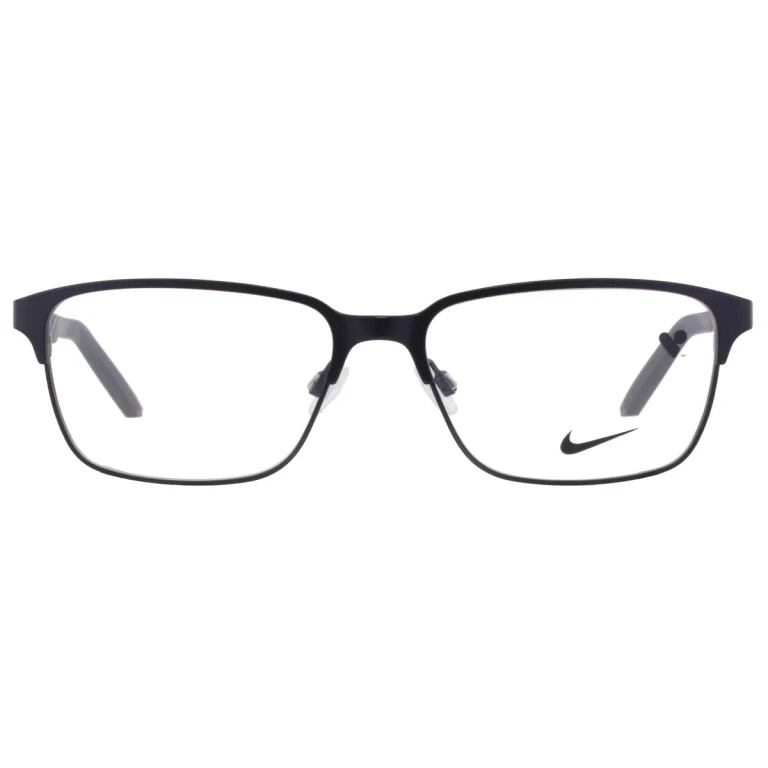 Nike Demo Rectangular Mens Eyeglasses NIKE 8213N 001 55