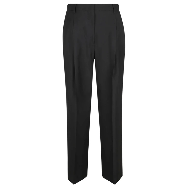 Jil Sander Herren Wollhose Schwarz, Größe 32