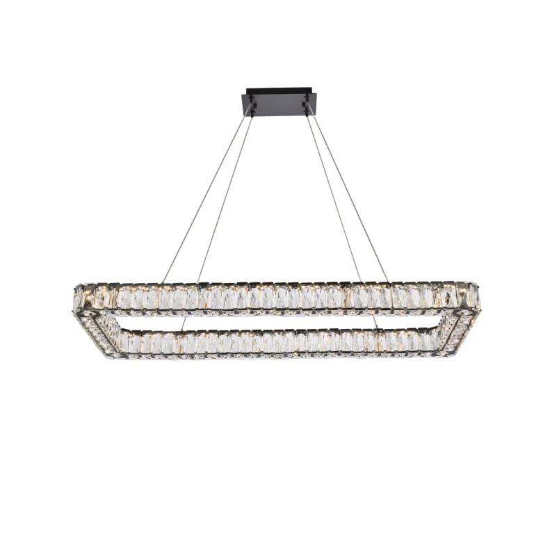 Black LED Pendant from the Monroe Collection