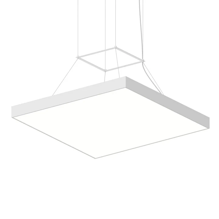 Satin White LED Pendant from the Pi Collection