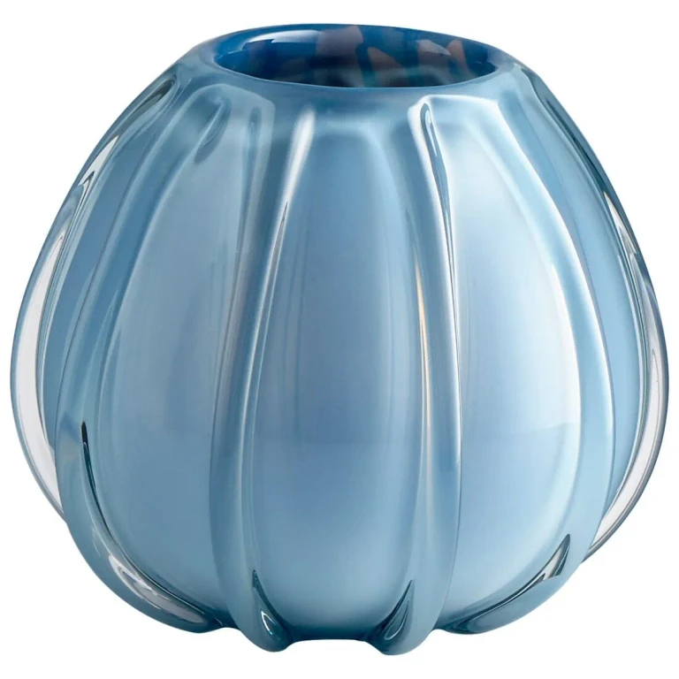 Large Artic Chill Vase in Blue