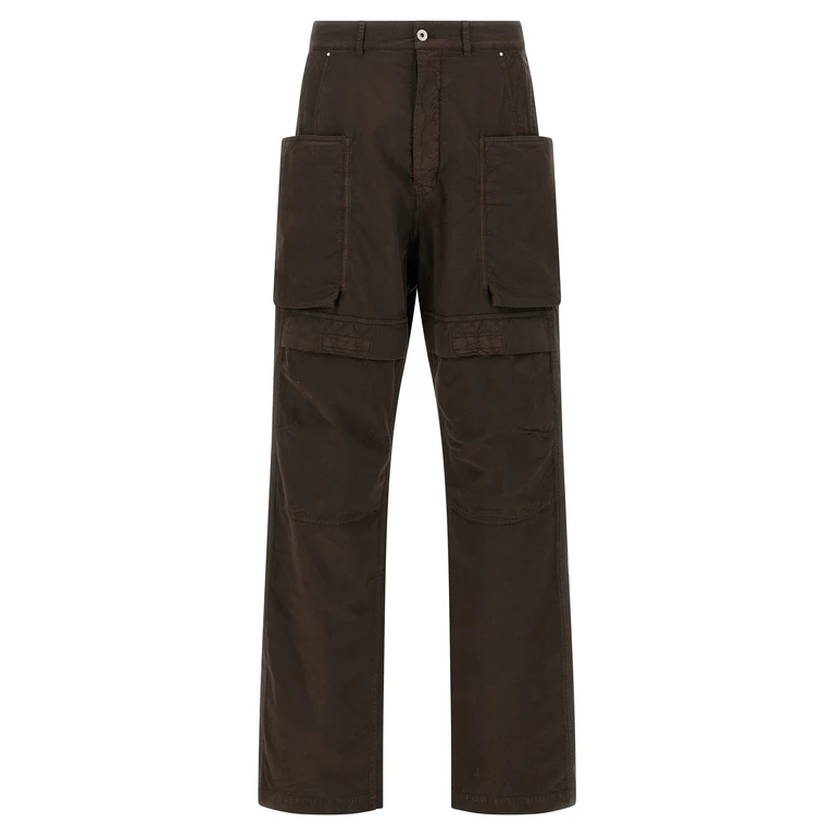 Drkshdw Brown Cotton Cargo Pants - Men