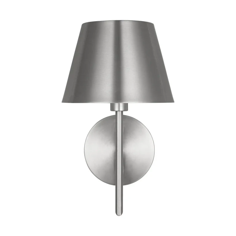 Brushed Nickel Wall Sconce from the Ender Collection