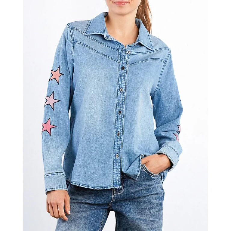 The Stars Align Denim Shirt
