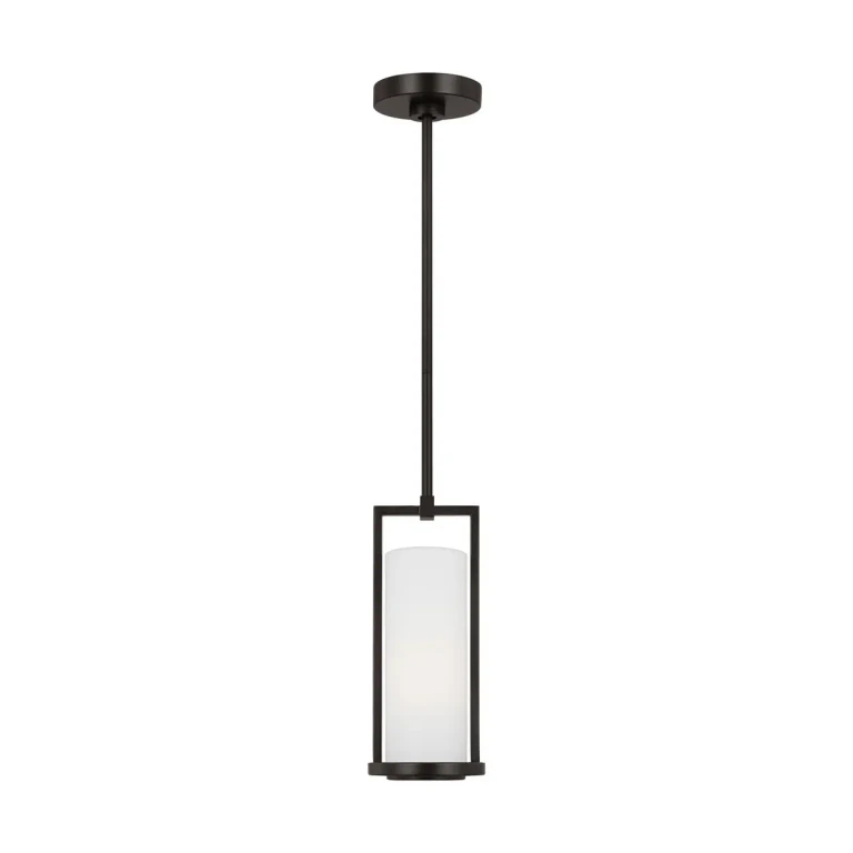 Aged Iron One Light Pendant from the Sherwood Collection