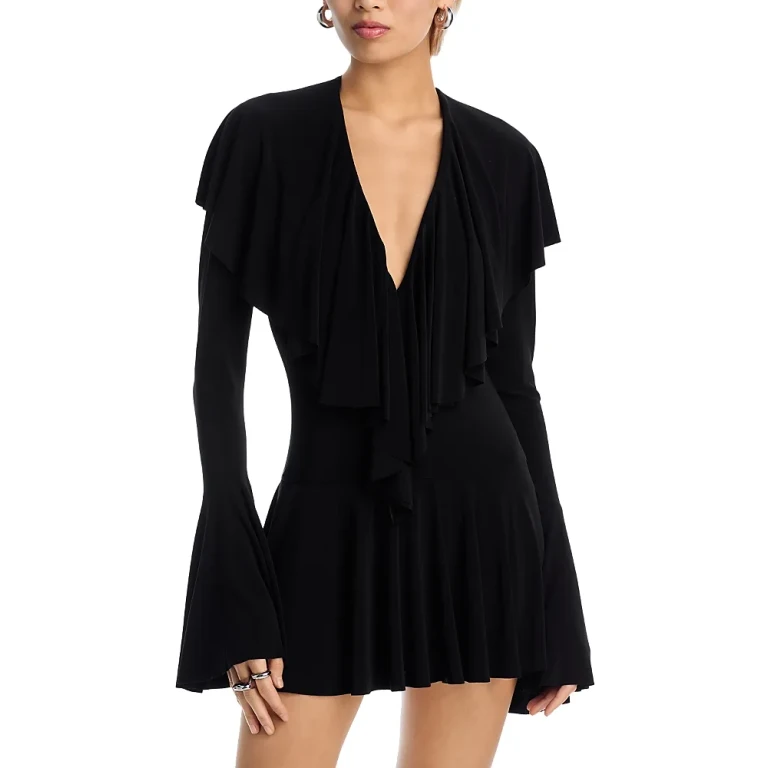 Norma Kamali Bodysuit Mini Dress