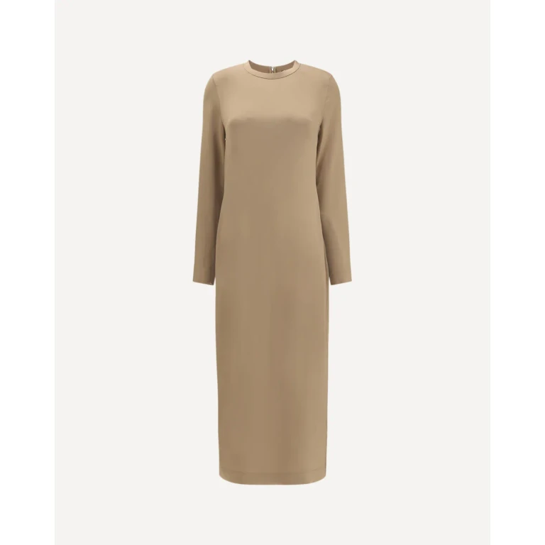 TOTEME Long satin Dress Female 38