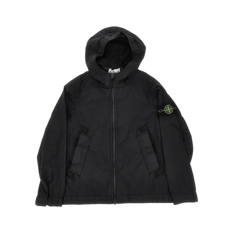 Crinkle Reps nylon jas voor kinderen (10 jaar)