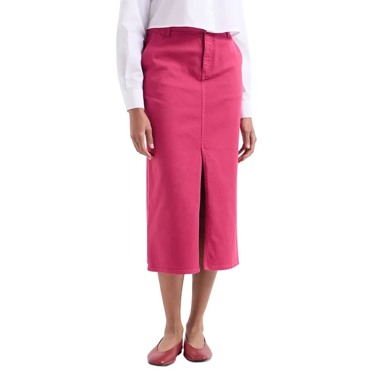Emporio Armani Denim Midi Skirt