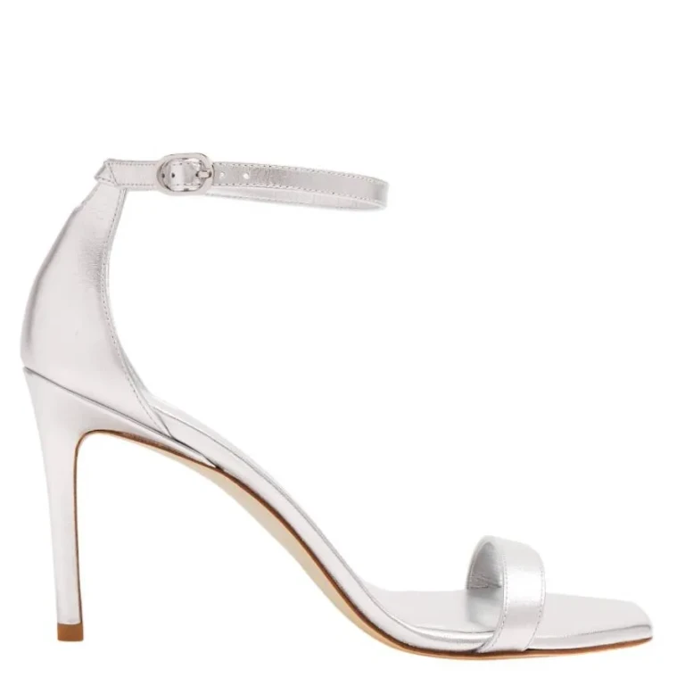 Stuart Weitzman Nunakedcurve 85 Leather Sandals