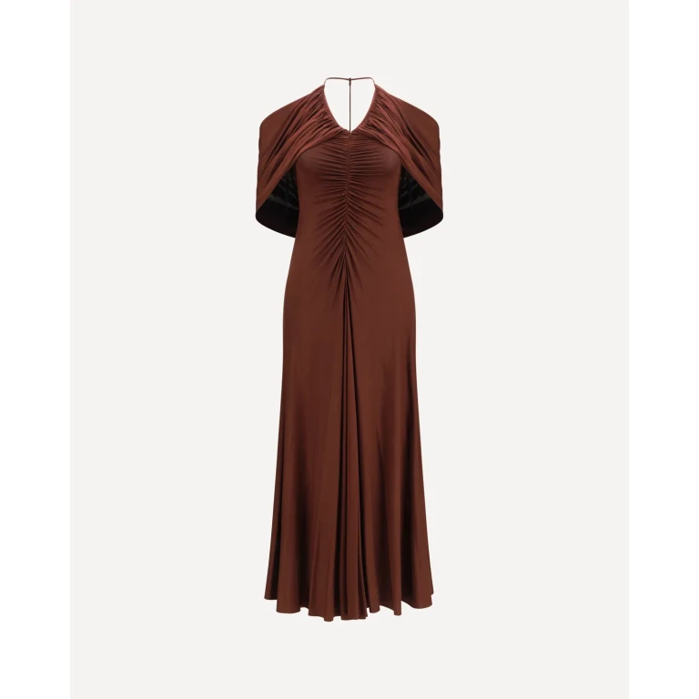 SELF-PORTRAIT Jersey midi Dress Female 8
