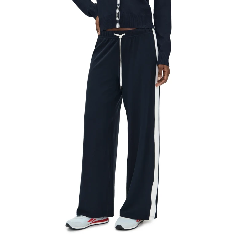 Splits59 Willow Airweight Wide Leg Pants Indigo/White M