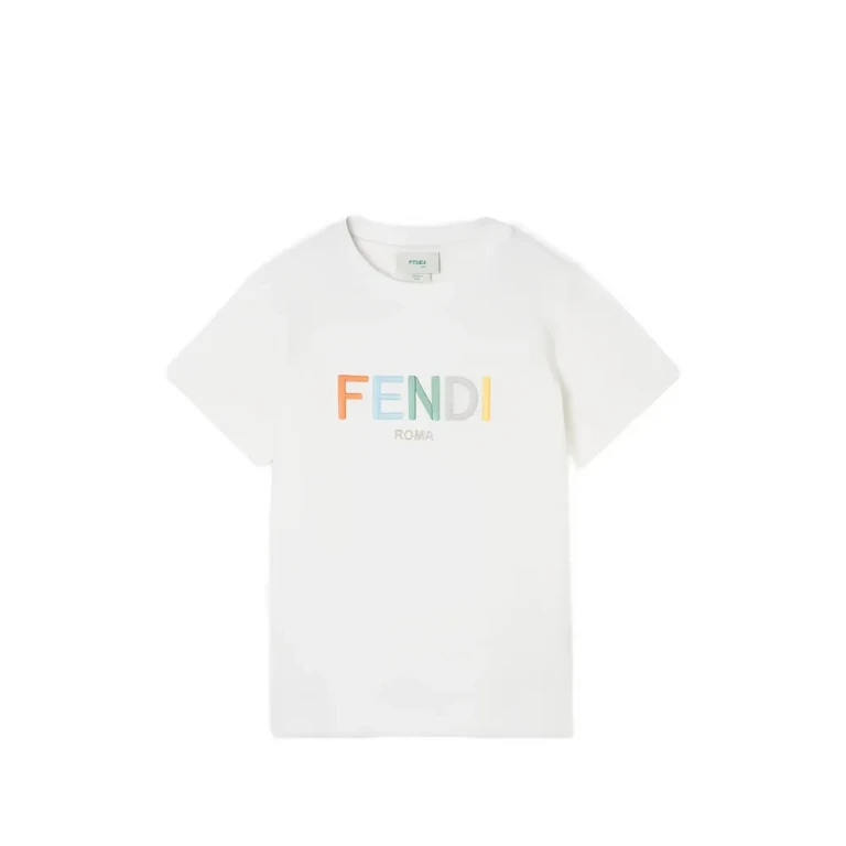 Fendi Logo-embroidered T-shirt