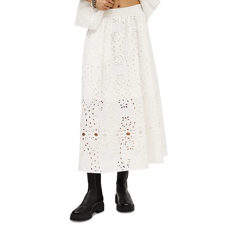 ba & sh Bela Embroidered Skirt