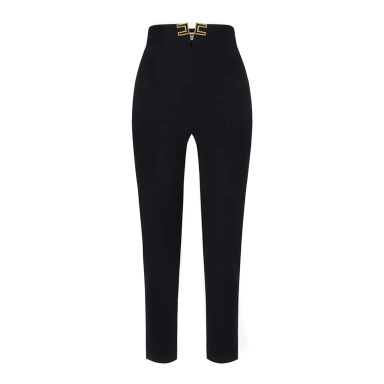 Elisabetta Franchi Pantalons Décontractés - Noir