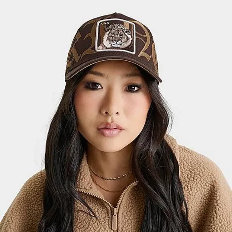 Goorin Bros. King Old English Trucker Hat in Brown/Tan