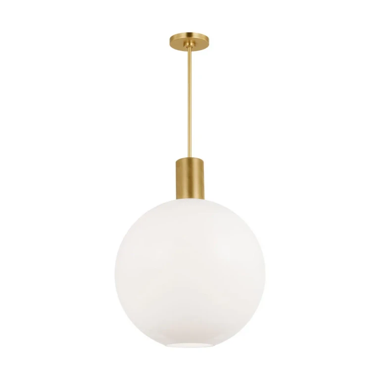 Satin Brass Pendant from the Colewood Collection