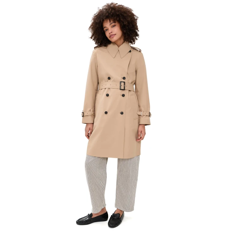 Save The Duck Talya Trench Coat Stardust Beige L